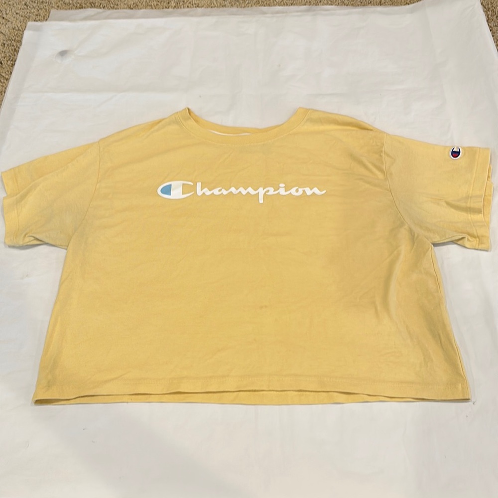 Champion Women’s Crop Top Athletic Shirt Size Large - Picture 1 of 5